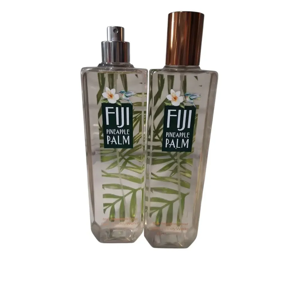 Rare Bath & Body Works Women's Fresh Tropical Fiji Pineapple Palm 2pcs Body Mist